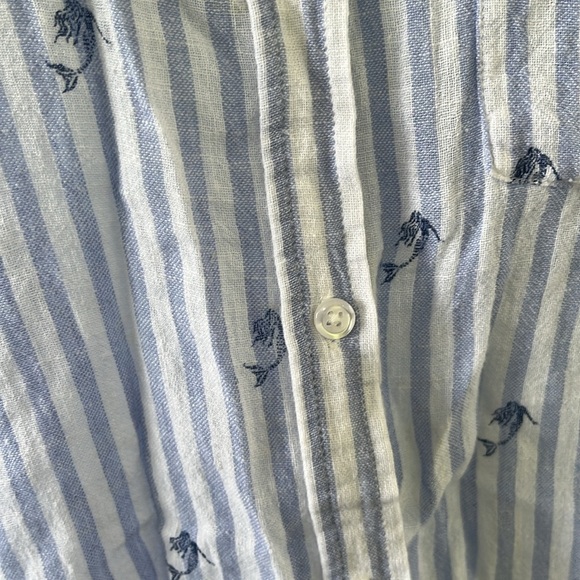 Rails Linen Charli Mermaid Button Down Top - Picture 8 of 14